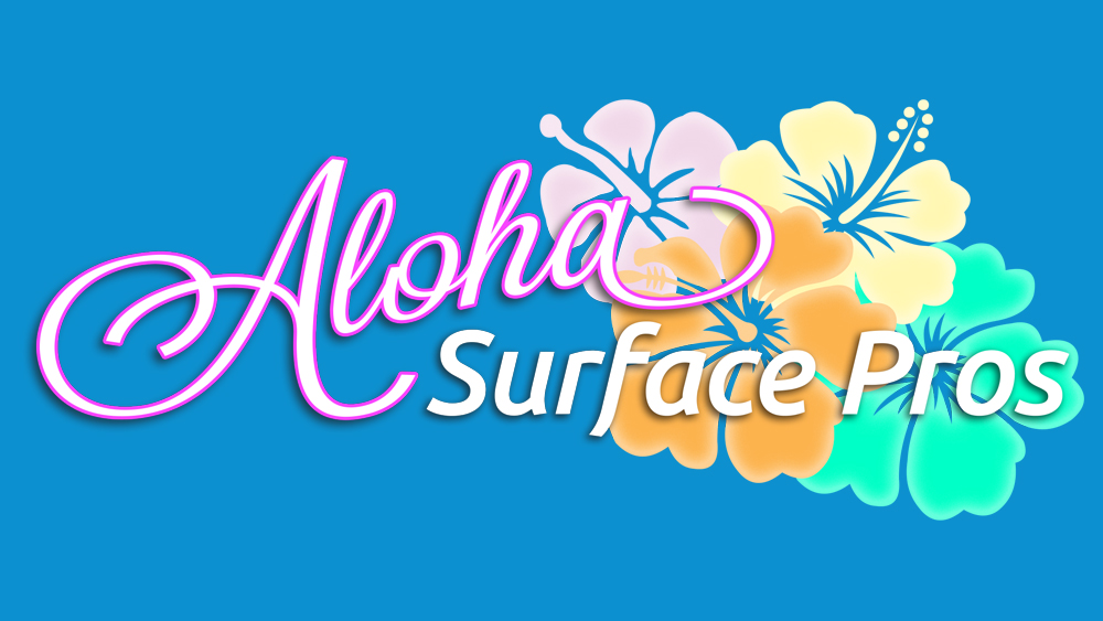 Aloha Surface Pros - logo design