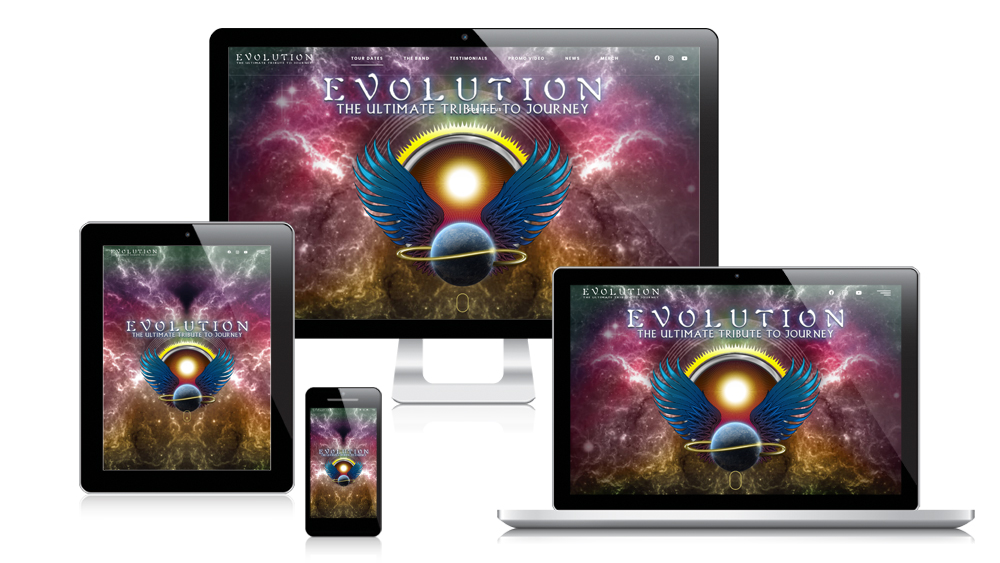 Evolution - responsive website design