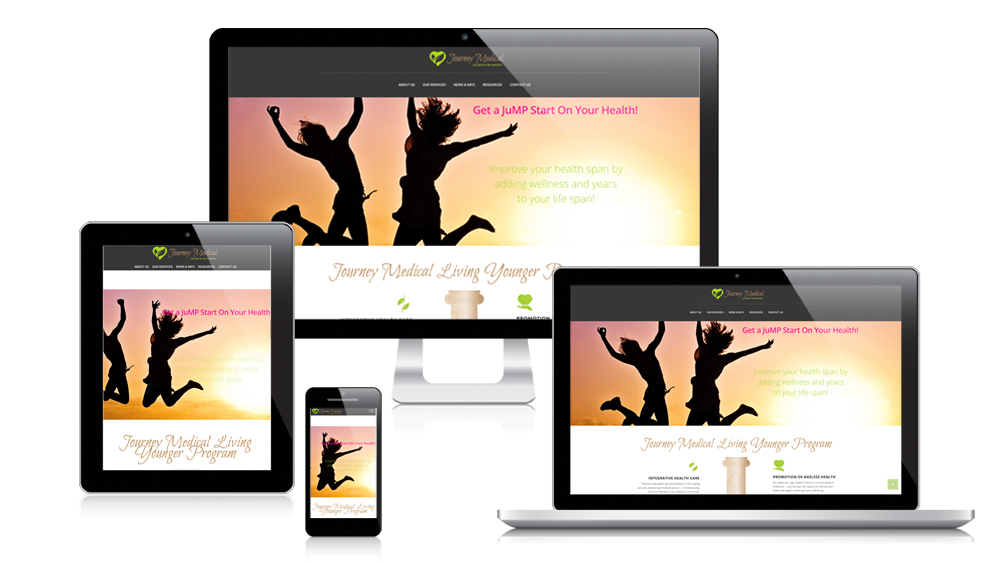 Journey Medical - responsive website design
