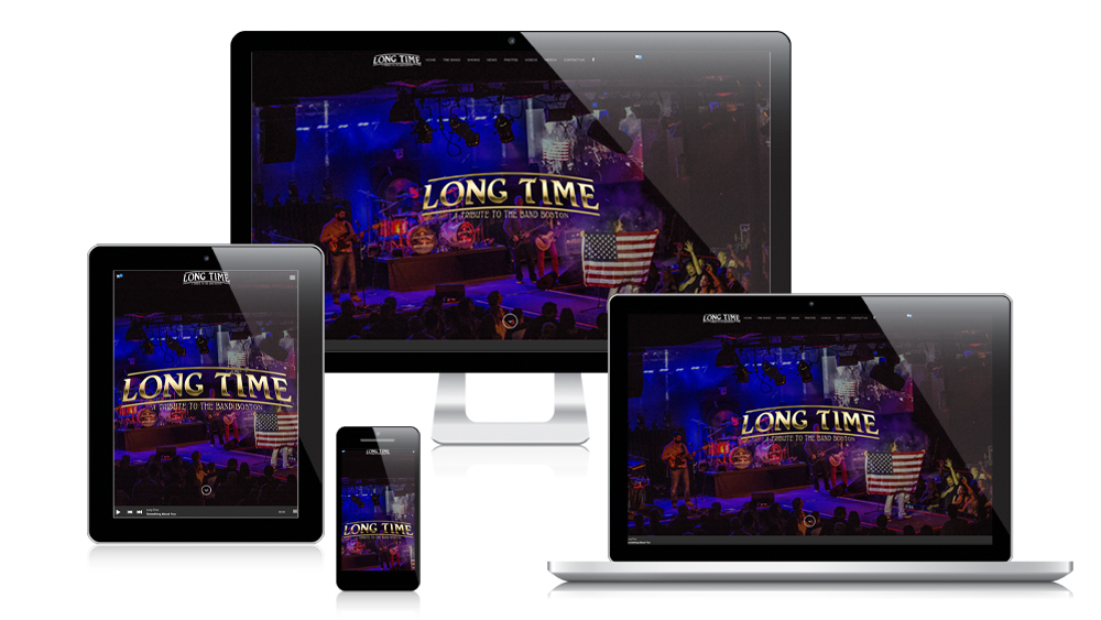 Long Time - responsive - website design
