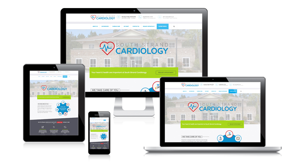 South Strand Cardiology -responsive website design