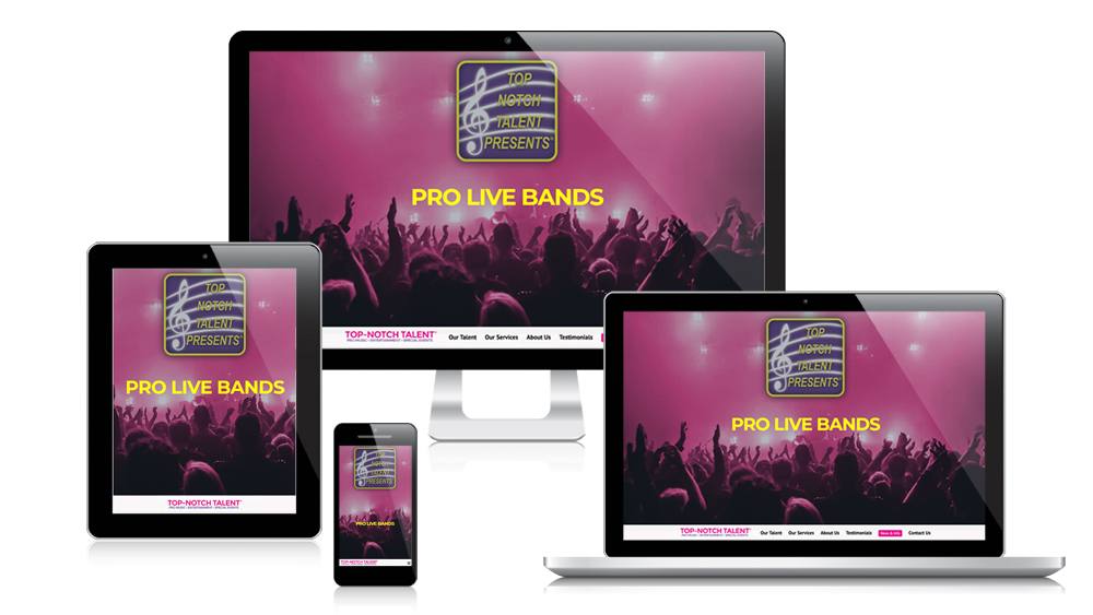 Top-Notch Talent - responsive website design